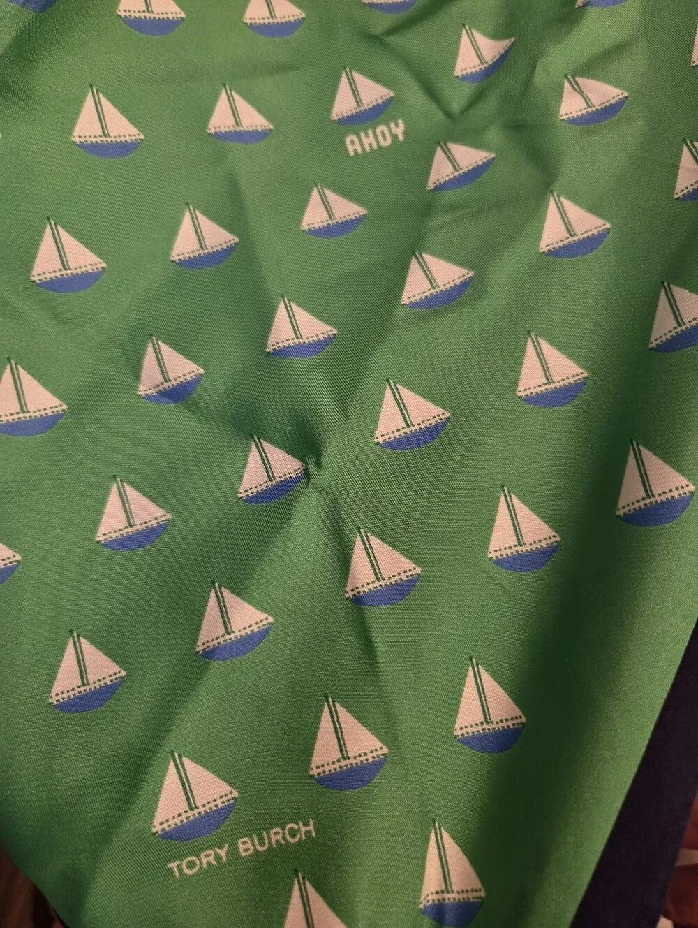 Tory Burch Ahoy Neckerchief / Scarf 100% Silk